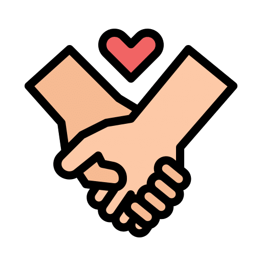 Friendly and supportive team icon