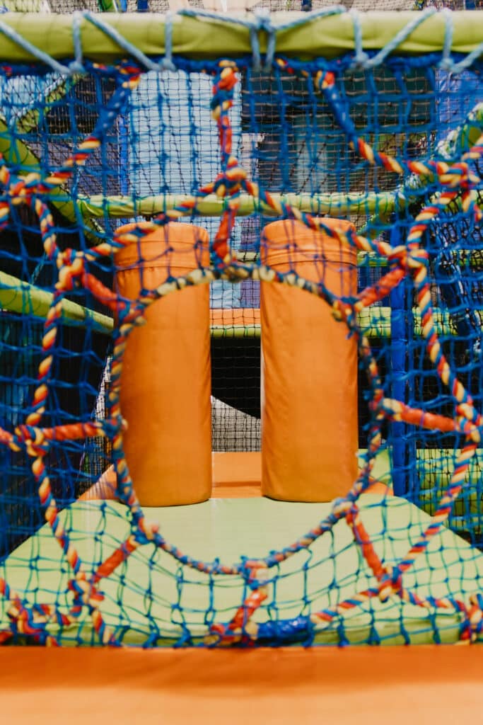 Indoor soft play obstacle course at Tree House