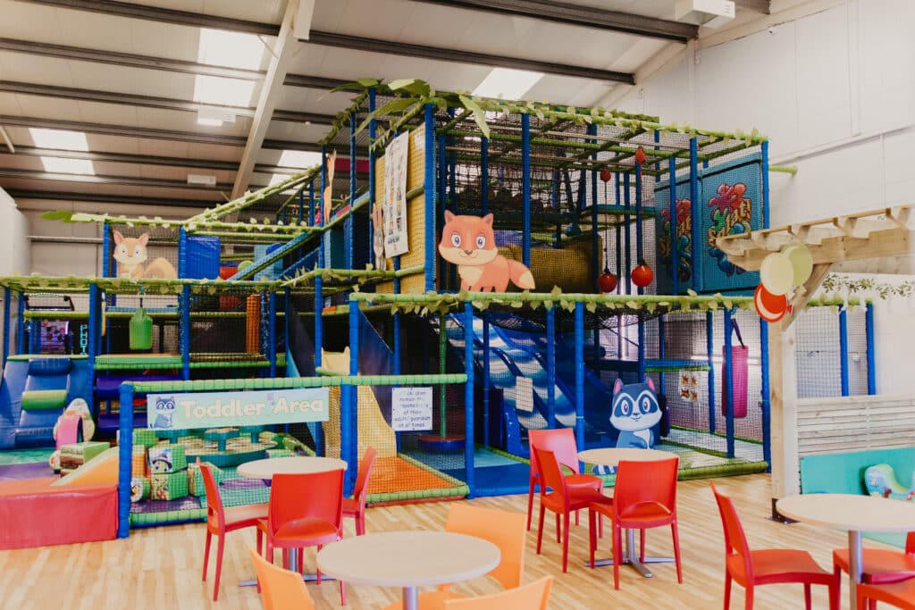 Tree House soft play area and party seating